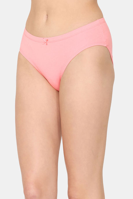 Rosaline Cotton Comfort Medium Rise Full Coverage Hipster Panty (Pack of 3) - Multicolor — image 4